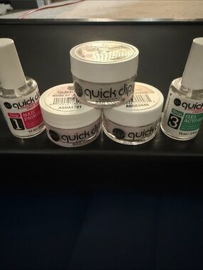 Pink & Nude Nail Dip Powder Set with Primer & Activator